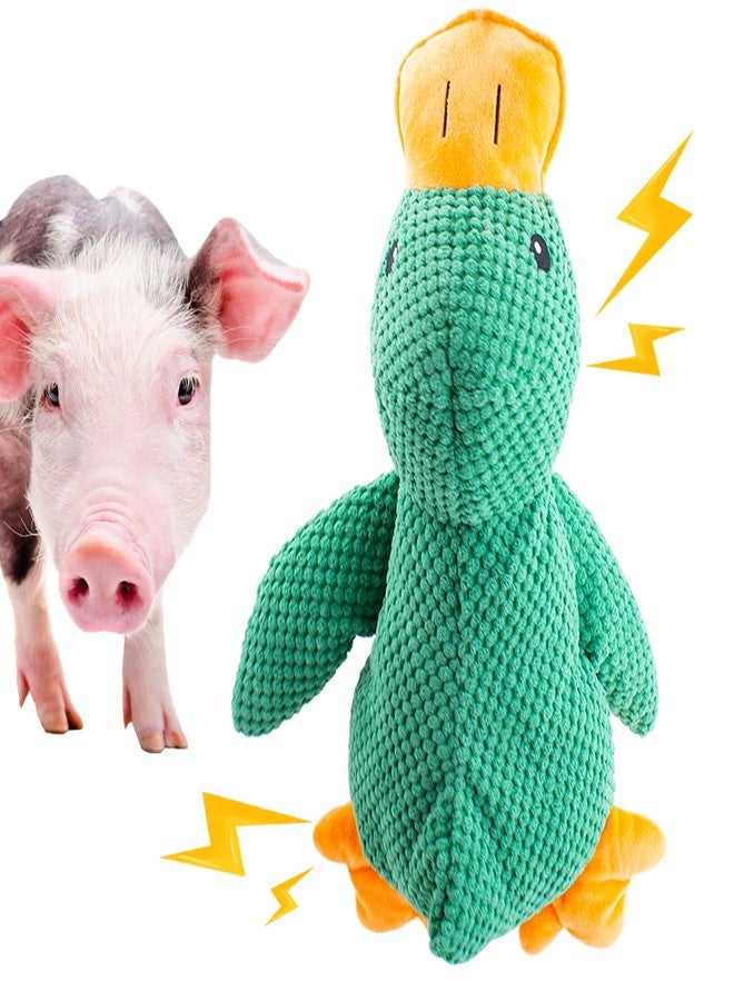 OOXYG Pig Toy - Toys for Pigs, Duck Squeaky Pig Toy - Calming Duck Toys for Mini Pigs, Interactive Pig Chew Plush Enrichment Ducks for Pet Pigs Supplies to Keep Them Busy - Image 2